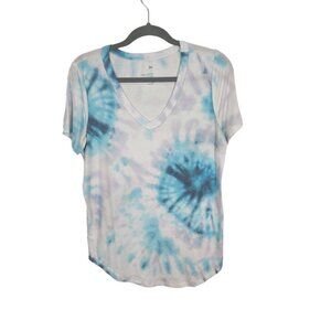 SO Favorite Tee in‎ White and BLue Tie Dye Size Medium
